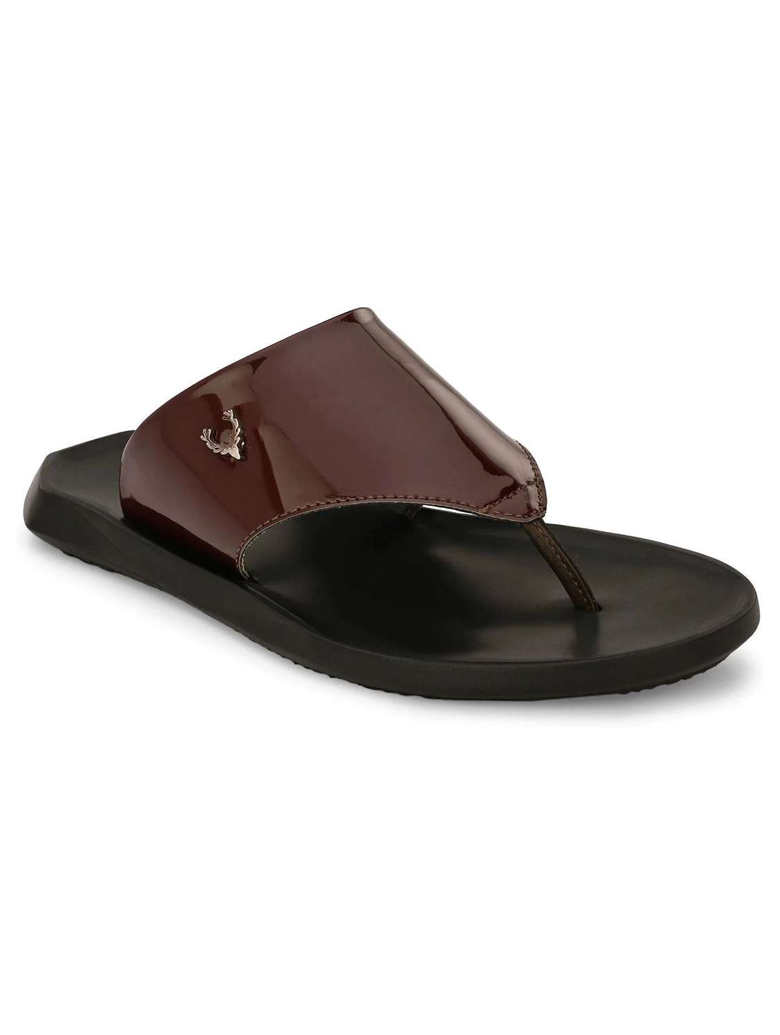 men solid toe seperator sandal - 22518488 -  Standard Image - 1