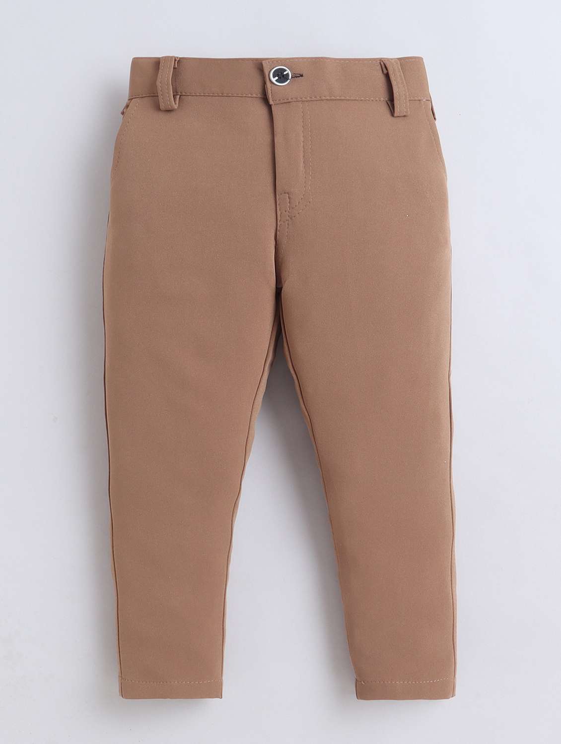 boys solid long sleeve shirt trouser with waistcoat - 22518539 -  Standard Image - 4
