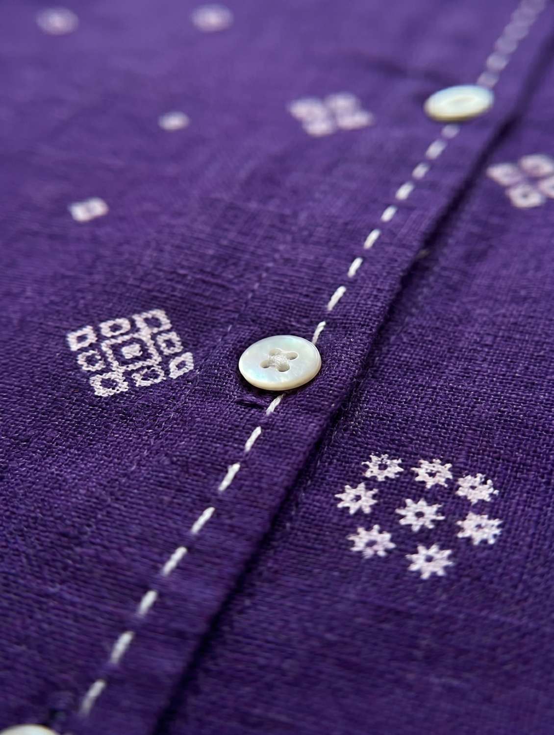purple rayon oversized shirt - 22518981 -  Standard Image - 1