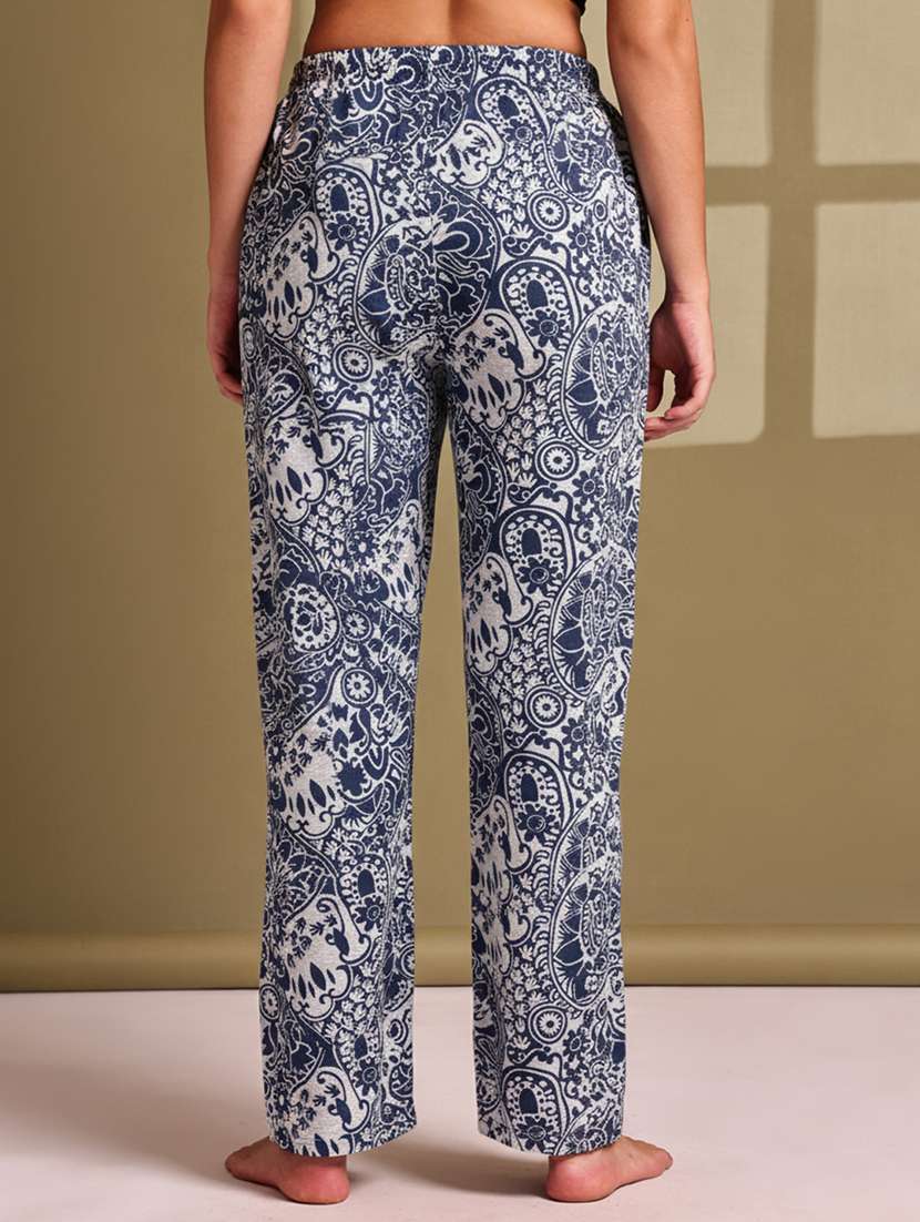 Women Printed Mid Rise Pajama - 22519022 -  Standard Image - 4