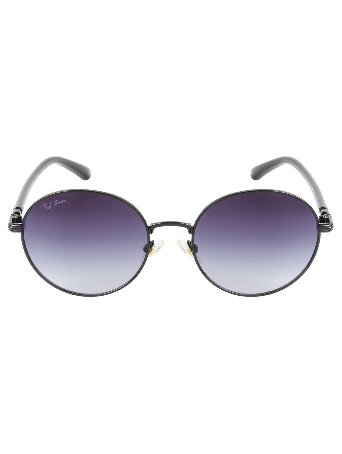 ted smith unisex round gun-purple uv protected sunglasses - 22519056 -  Standard Image - 1