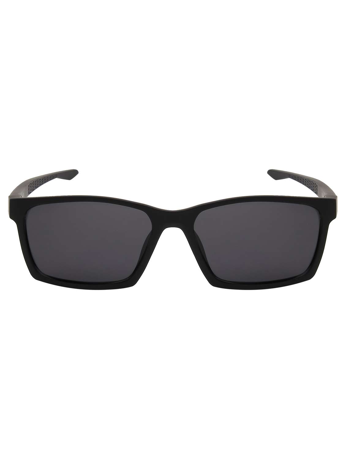 black sports aesthetic mens sunglasses with polarised and uv protected lens - 22519058 -  Standard Image - 1