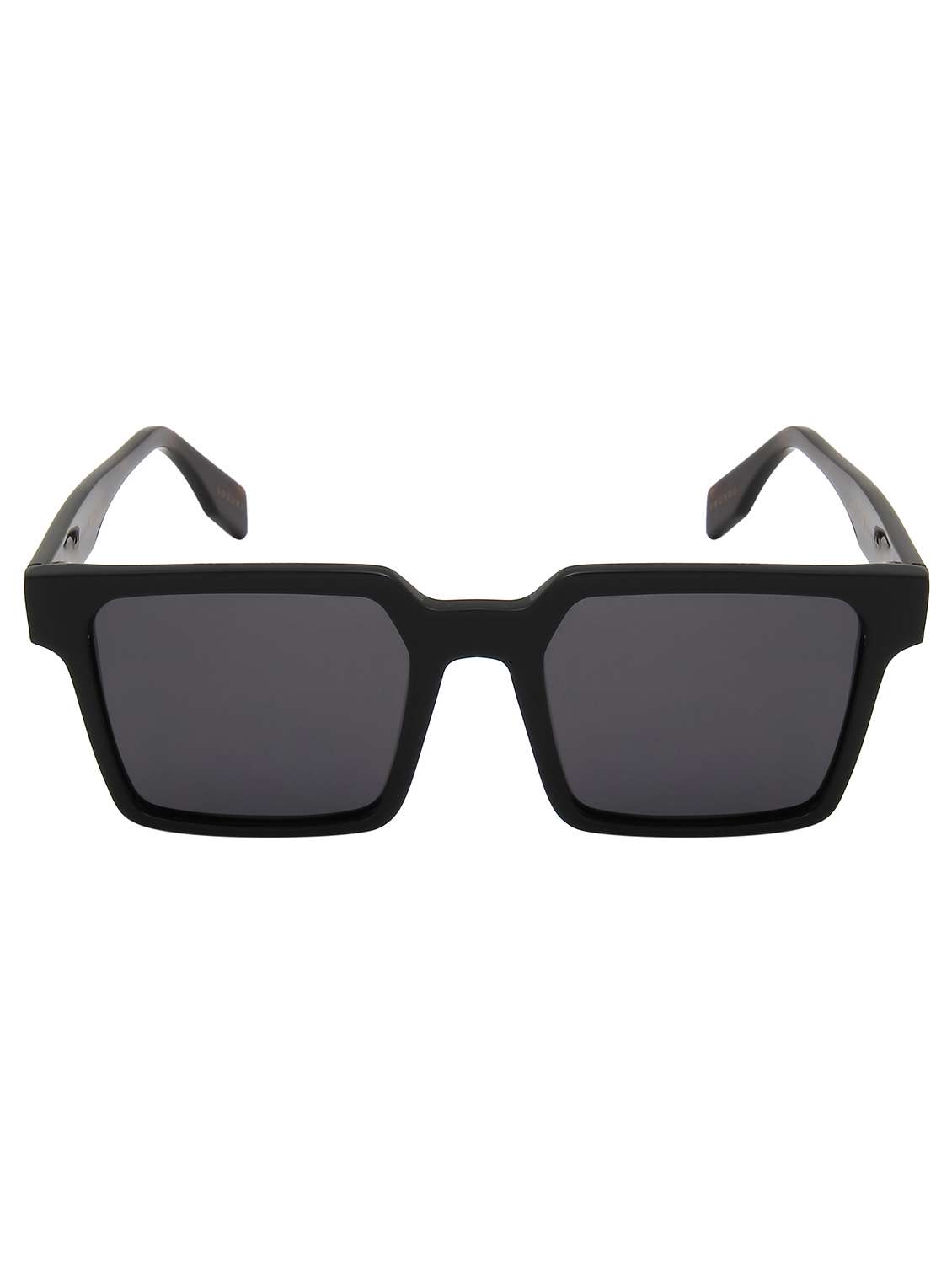 ted smith unisex black aesthetic square luxury acetate sunglasses with polarised lens - 22519064 -  Standard Image - 1