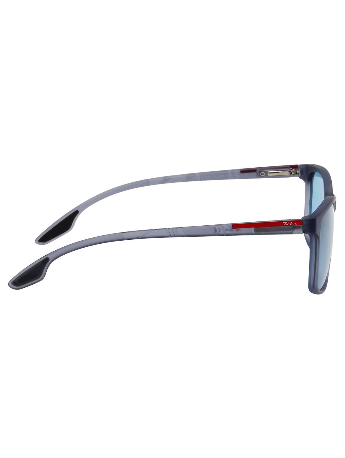 ted smith unisex blue wayfarer sports brat sunglasses with polarised lens - 22519072 -  Standard Image - 4