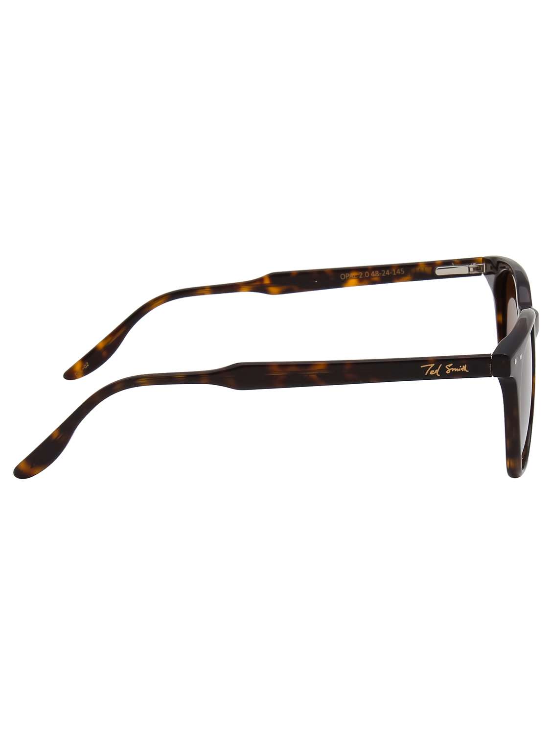ted smith unisex brown wayfarer luxury acetate sunglasses for with polarised lens - 22519084 -  Standard Image - 4
