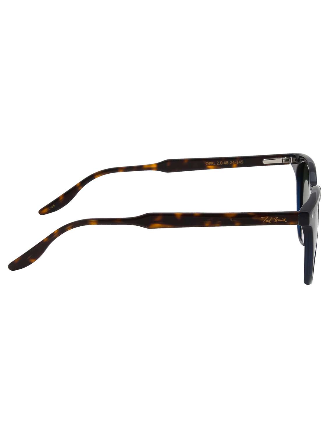 ted smith unisex aesthetic black-green wayfarer luxury acetate sunglasses with polarised lens - 22519087 -  Standard Image - 4