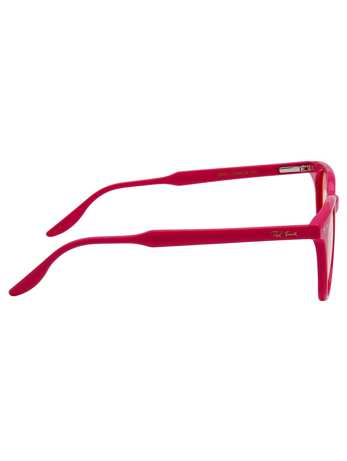 ted smith unisex aesthetic pink wayfarer luxury acetate sunglasses for with polarised lens - 22519088 -  Standard Image - 4