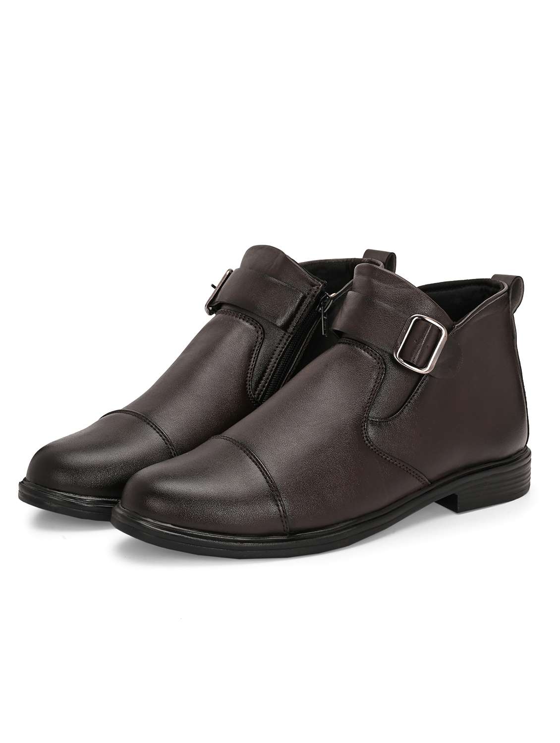 men brown low ankle boot - 22520726 -  Standard Image - 1