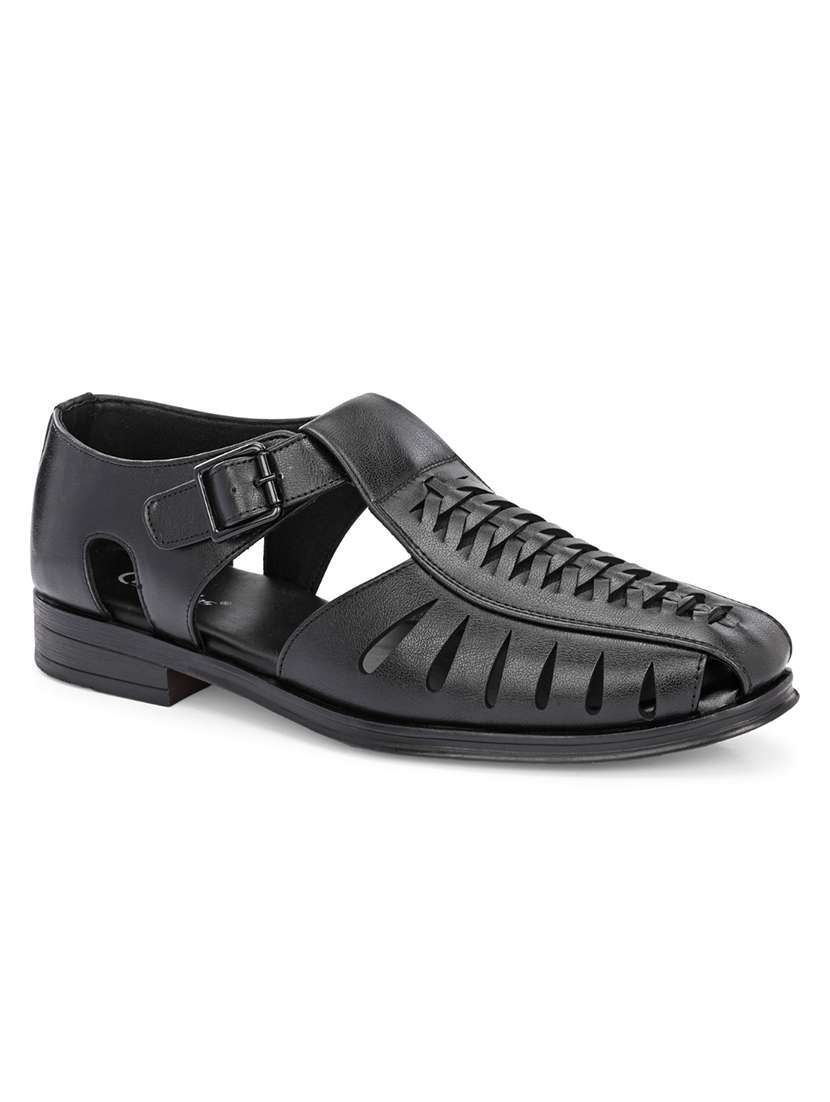 men solid close back sandal - 22520798 -  Standard Image - 1