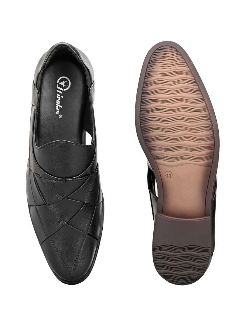 men solid close back sandal - 22520802 -  Standard Image - 4
