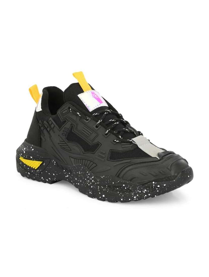 men black lace up sneaker - 22520892 -  Standard Image - 1