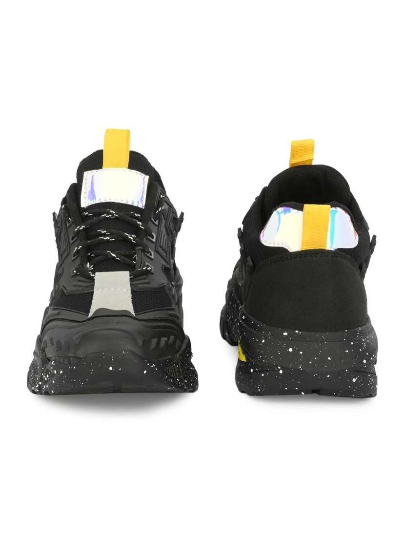 men black lace up sneaker - 22520892 -  Standard Image - 4