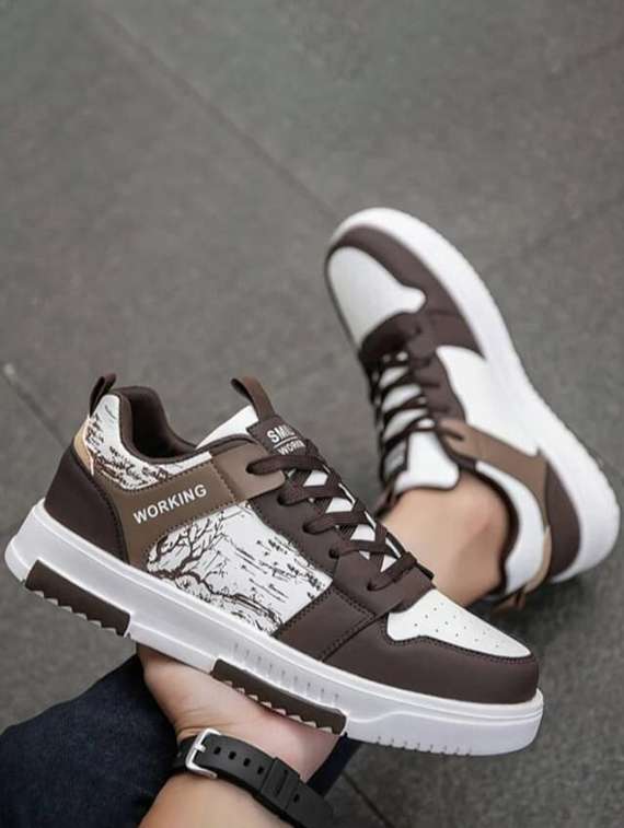 men color block lace up sneaker - 22520895 -  Standard Image - 1