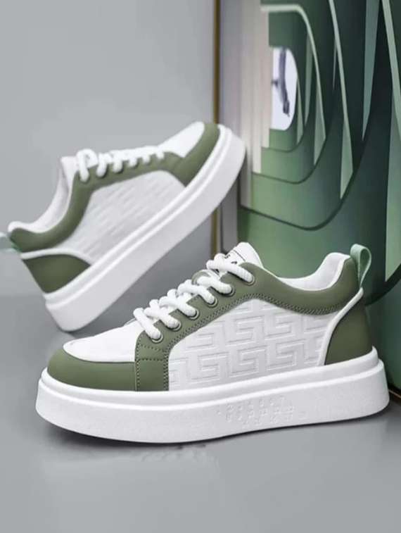 men color block lace up sneaker - 22520907 -  Standard Image - 1