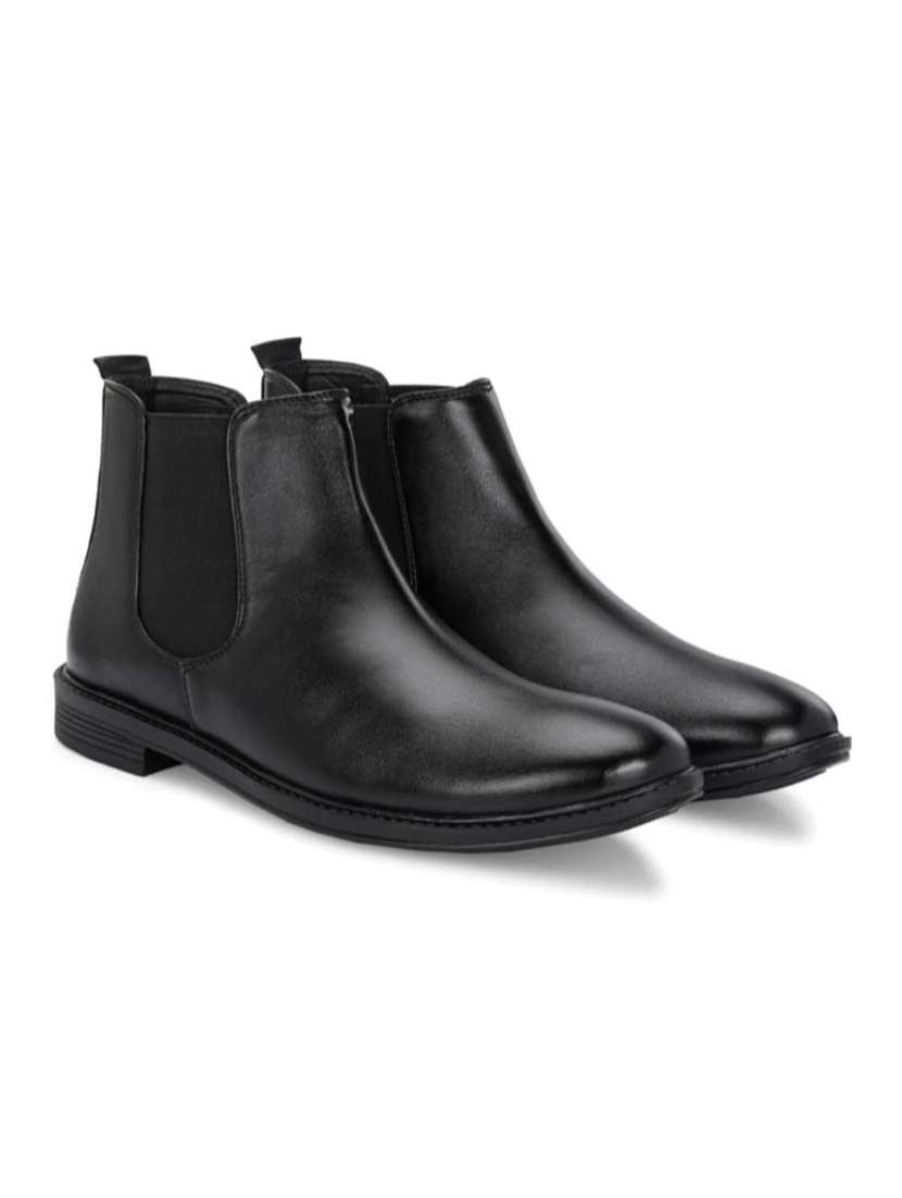 men black slip on boot - 22520911 -  Standard Image - 1