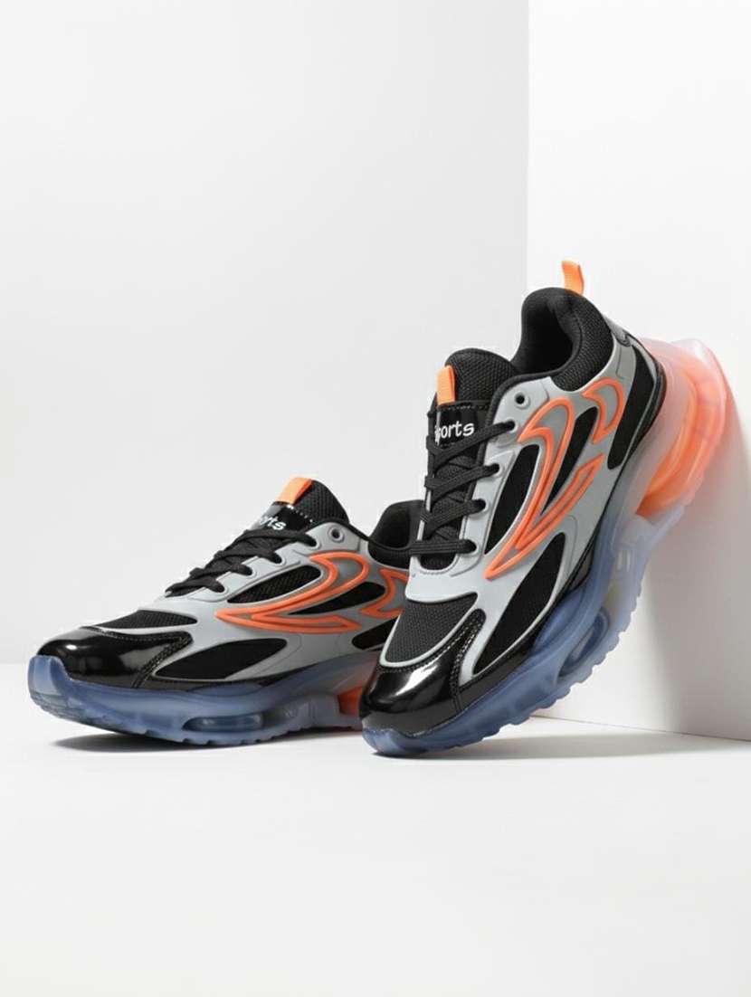 men color block lace up sport shoe - 22520913 -  Standard Image - 1
