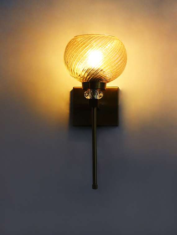 doom mf amber glass crystal wall light - 22520924 -  Standard Image - 1