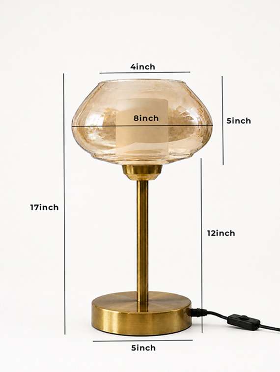 amber kachori vintage table lamp - 22520958 -  Standard Image - 4