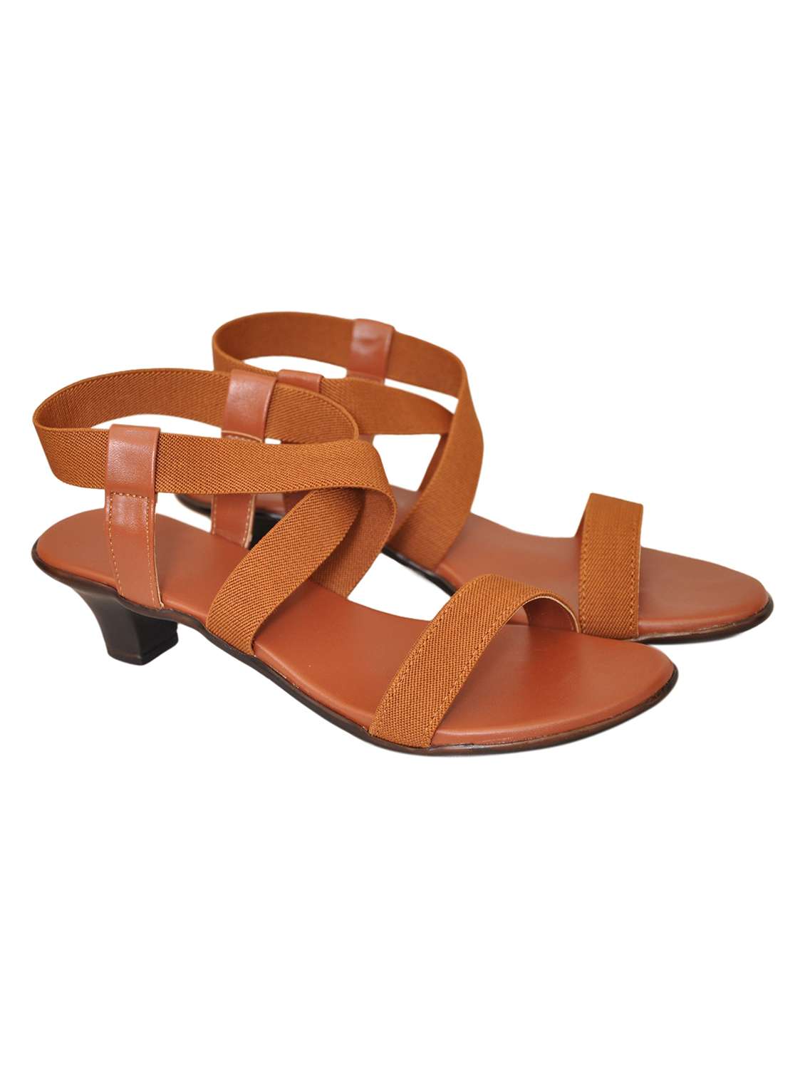 Women Solid Ankle Strap Sandal - 22520980 -  Standard Image - 1