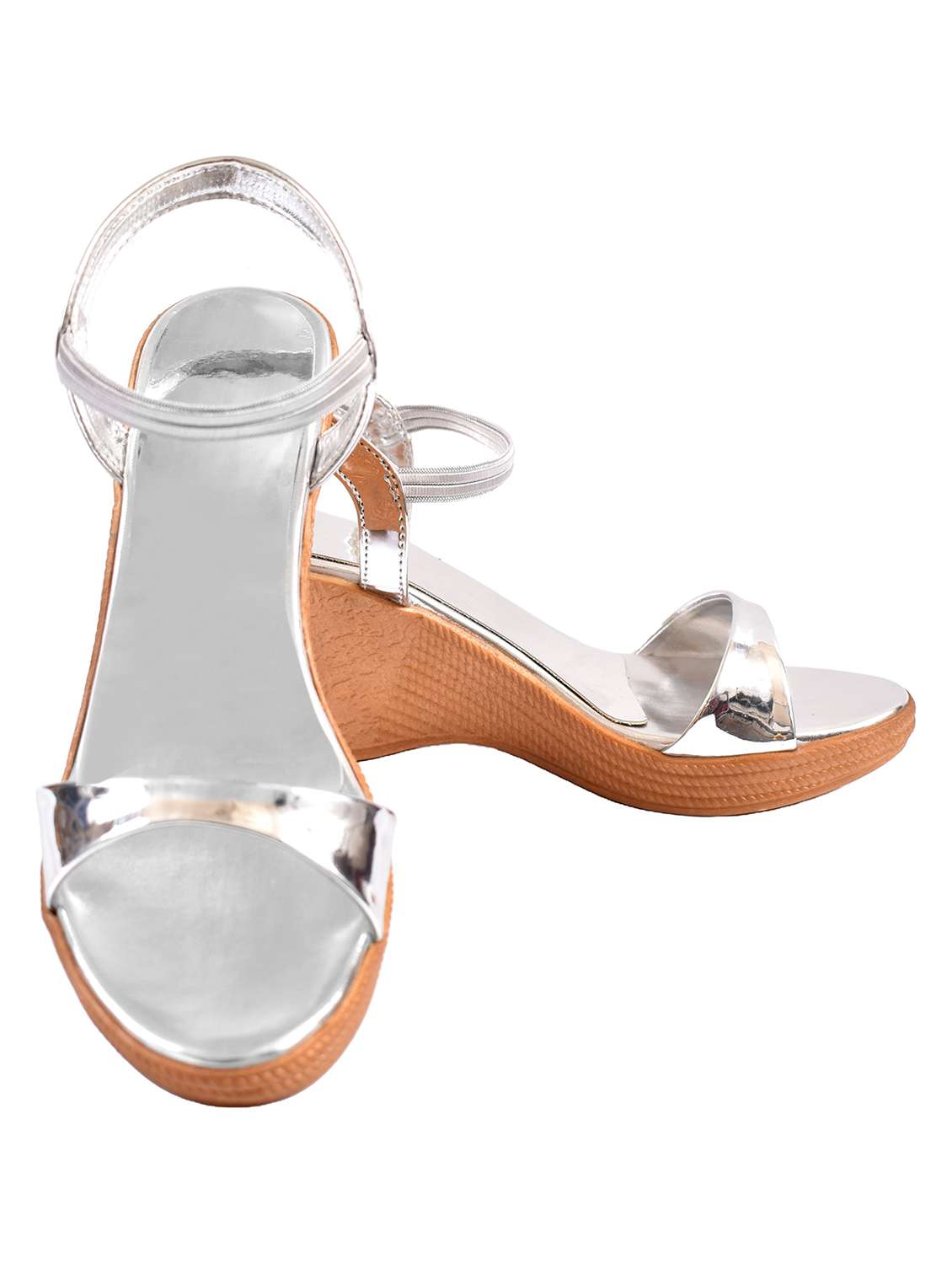 women solid ankle strap wedges - 22520986 -  Standard Image - 1