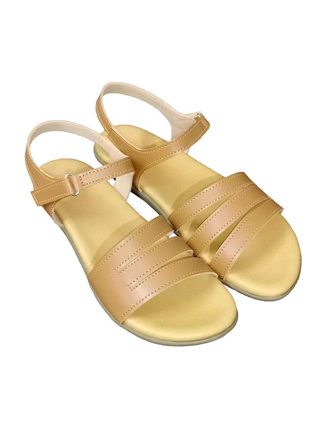 women solid ankle strap sandal