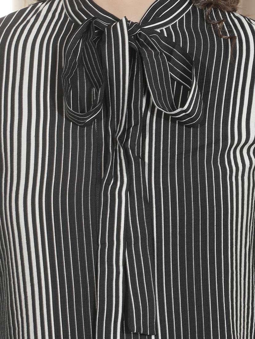 Women Printed Tie Up Neck Regular Top - 22521079 -  Standard Image - 1