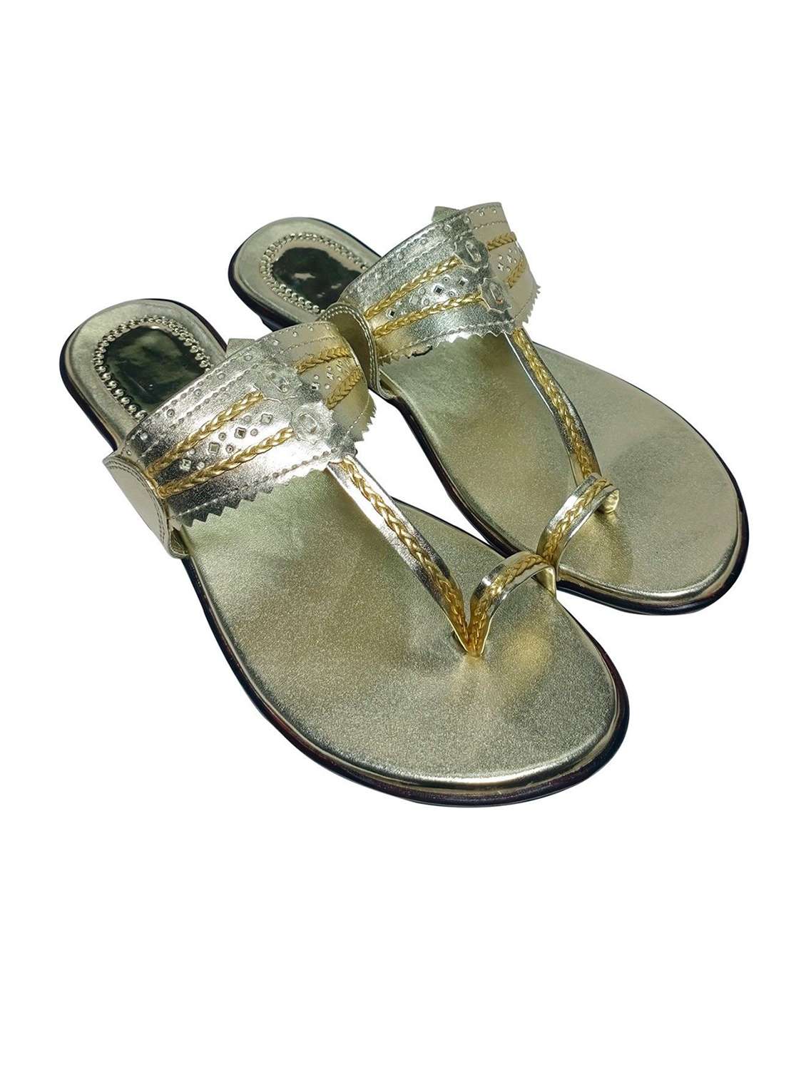 women textured one toe sandal