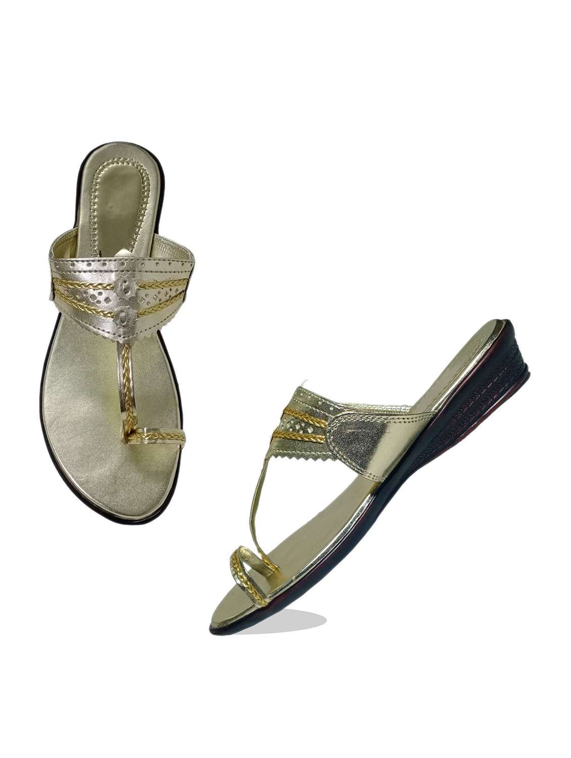 Women Textured One Toe Sandal - 22521152 -  Standard Image - 1