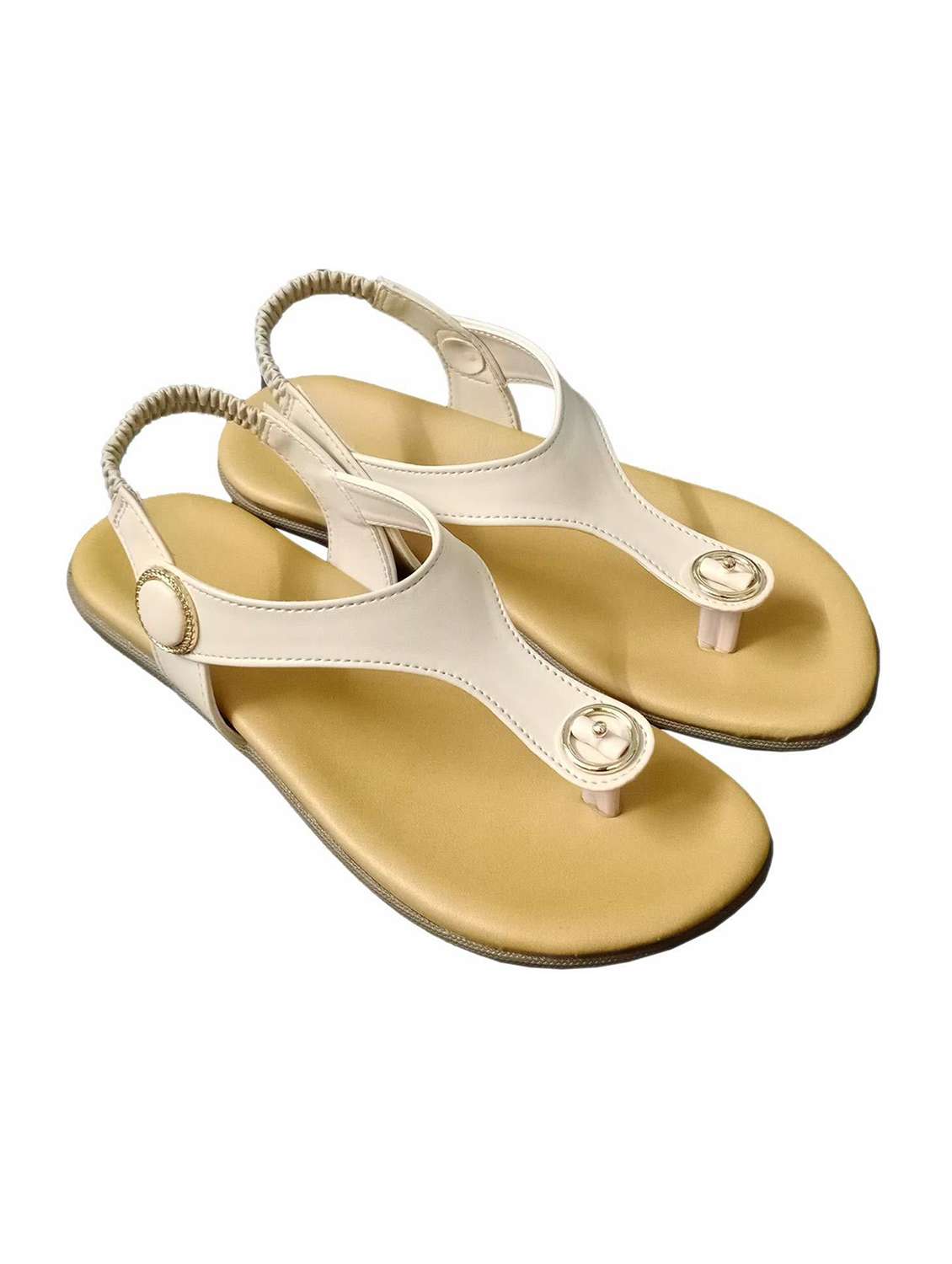 women solid ankle strap sandal