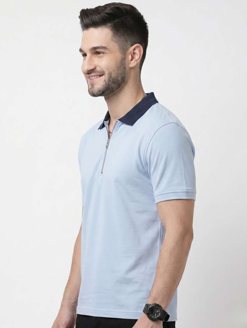 men solid short sleeve regular fit polo t-shirt - 22521275 -  Standard Image - 1