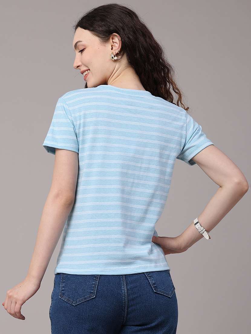 women printed round neck regular t-shirt - 22522385 -  Standard Image - 4