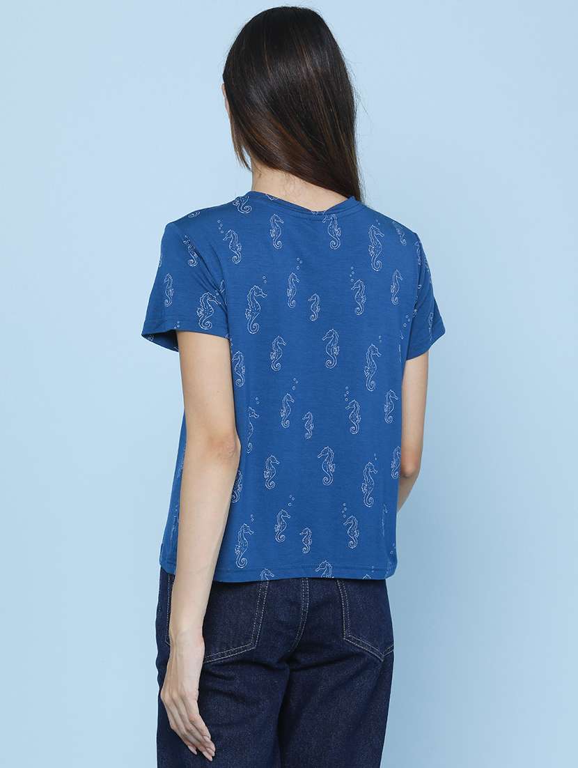 Women Printed Short Sleeve T-shirt - 22522391 -  Standard Image - 4