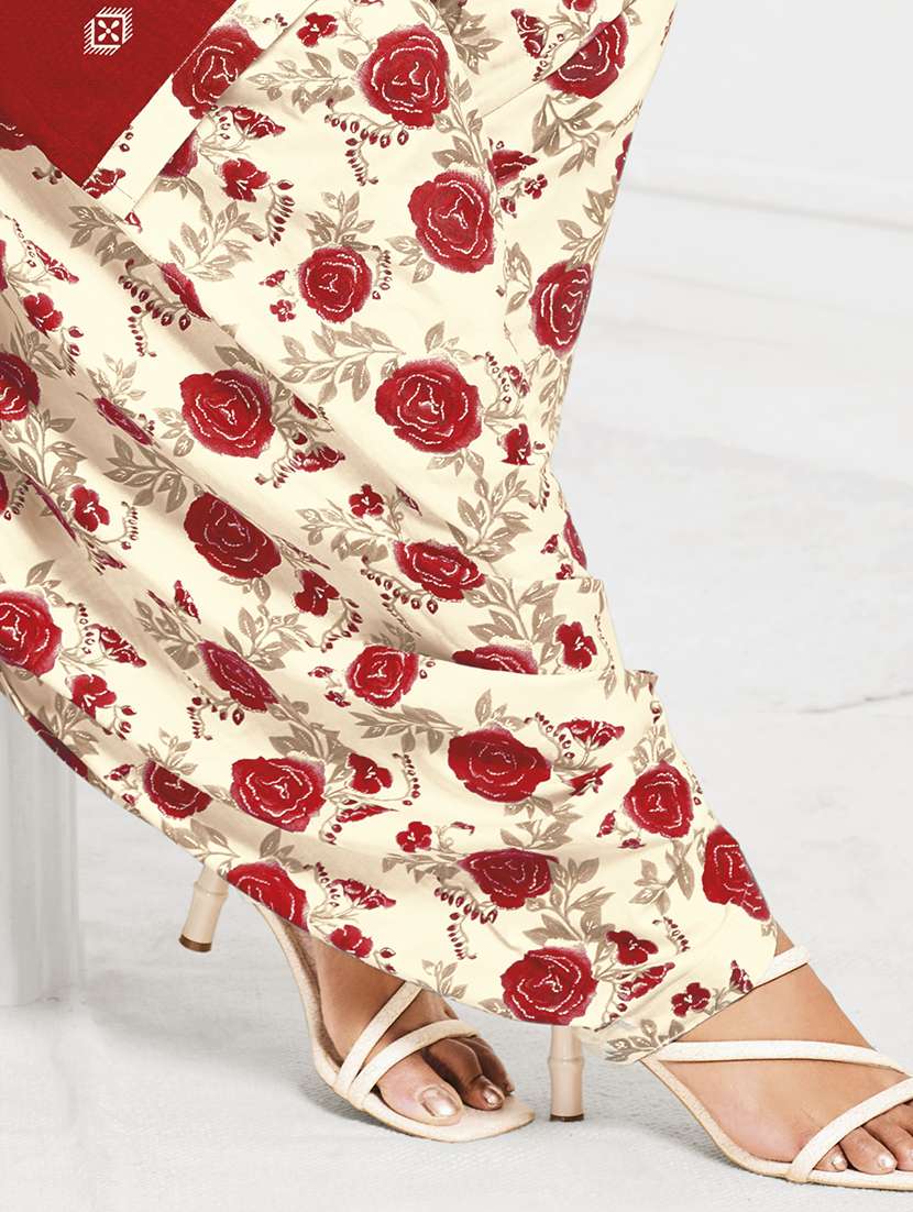 women printed unstitched suit set - 22522556 -  Standard Image - 4