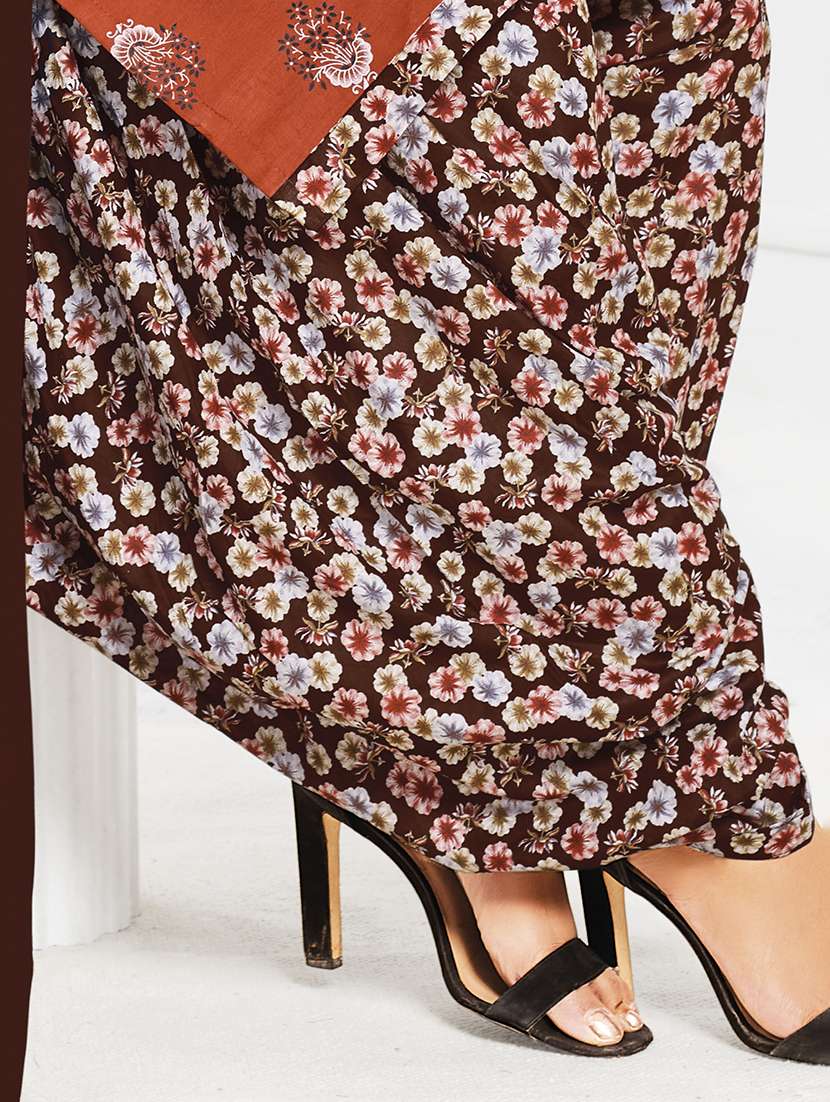 Women Printed Unstitched Suit Set - 22522565 -  Standard Image - 4