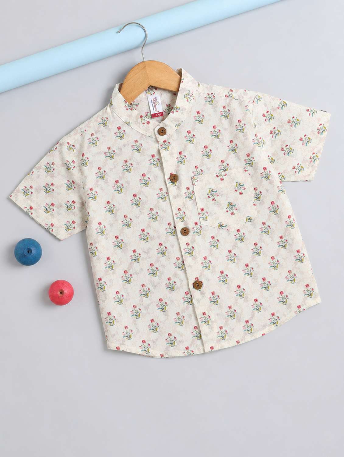 boys printed short sleeves shirt - 22522676 -  Standard Image - 1