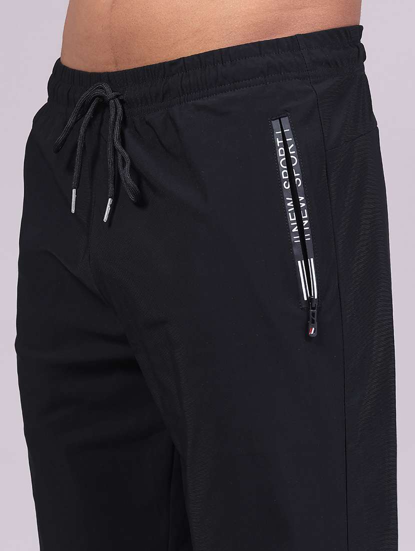 Men Solid Mid Rise Regular Fit Track Pant - 22524014 -  Standard Image - 1