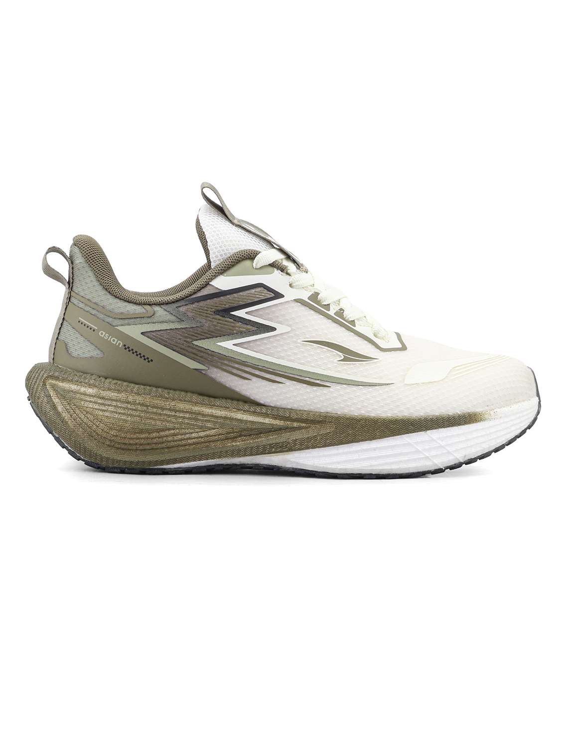 men beige lace up sport shoe - 22524317 -  Standard Image - 1