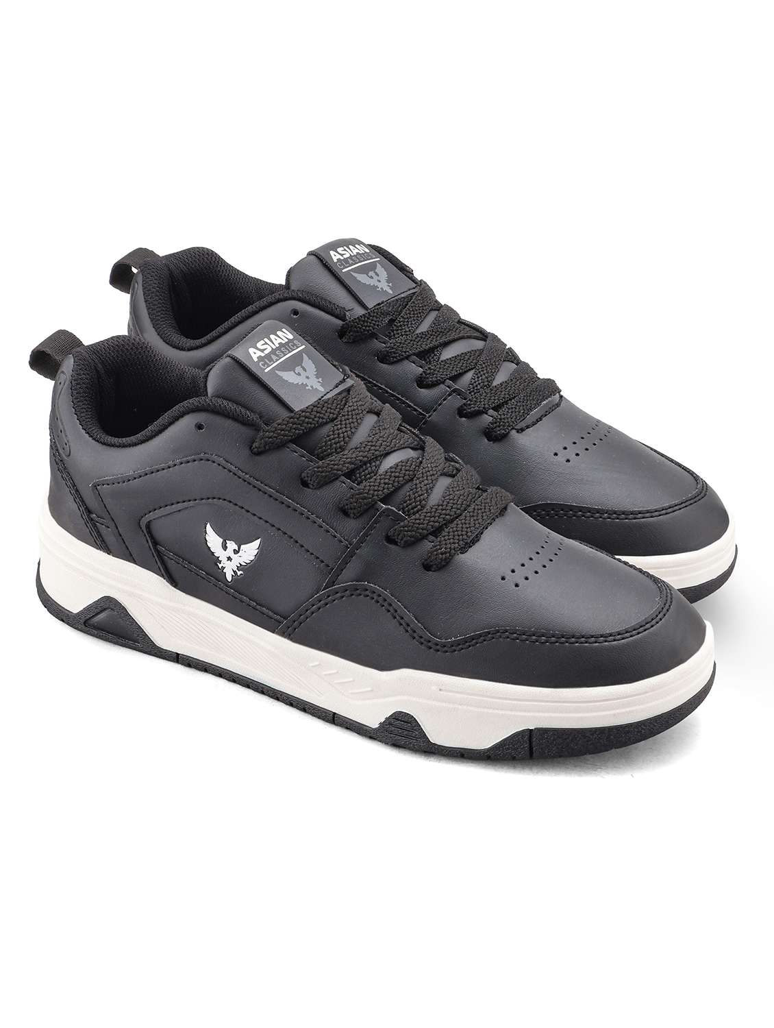 men solid lace up sneaker