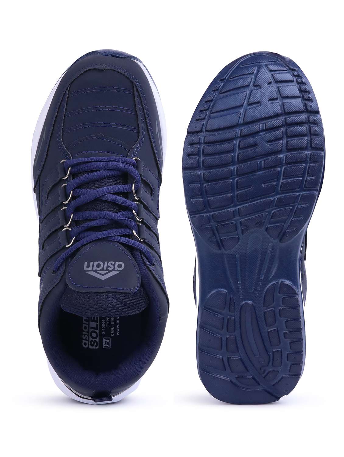 men blue lace up sport shoe - 22524334 -  Standard Image - 4
