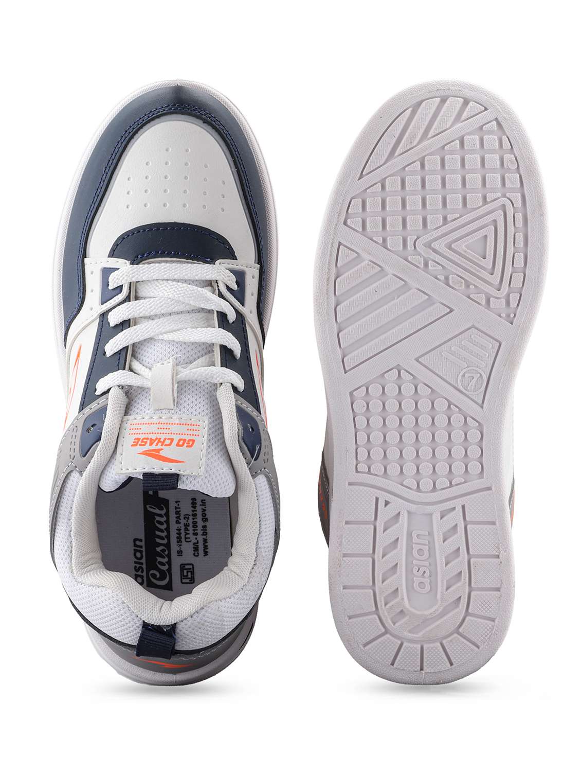 men color block lace up sneaker - 22524337 -  Standard Image - 4