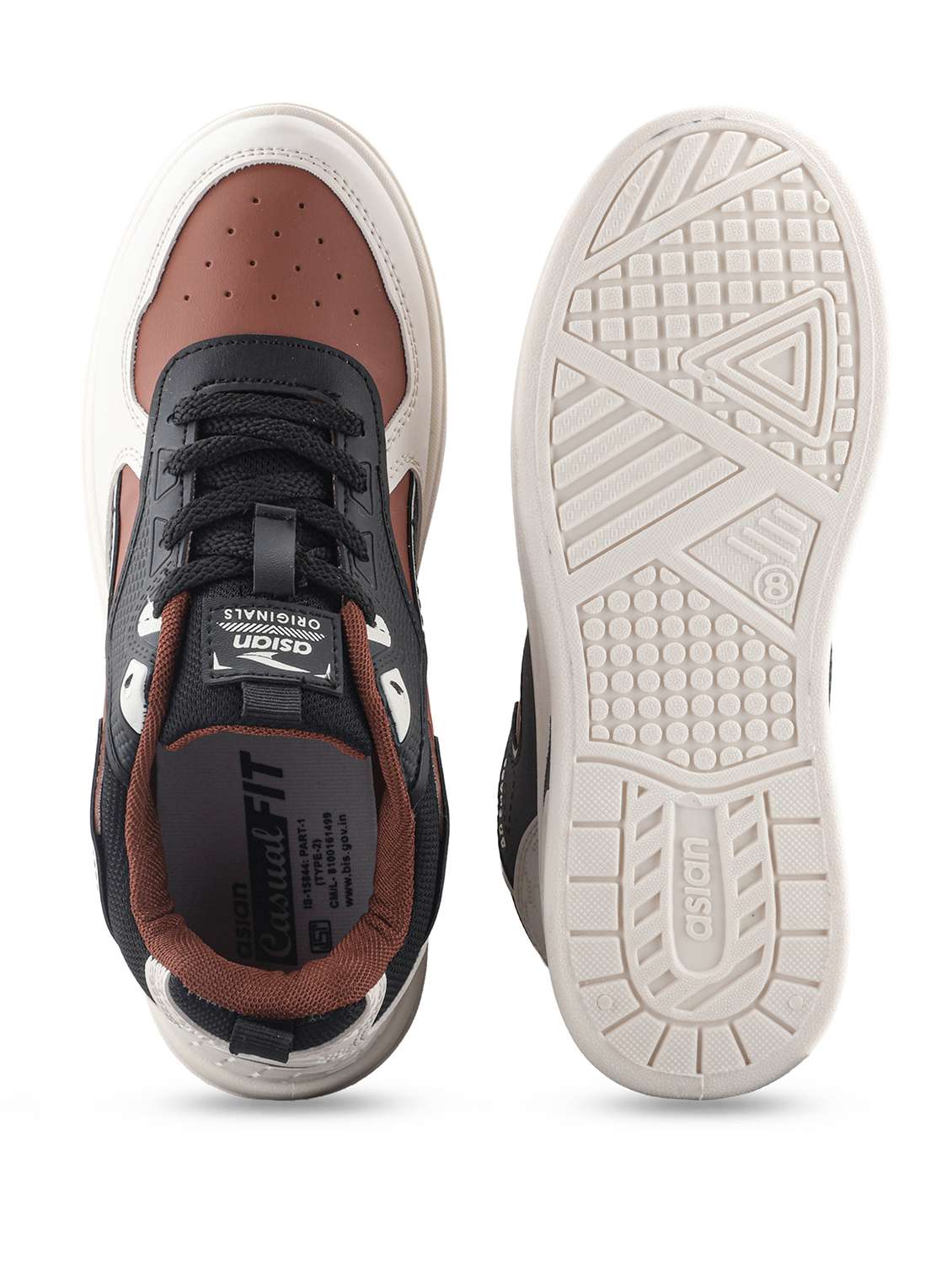 men color block lace up sneaker - 22524338 -  Standard Image - 4
