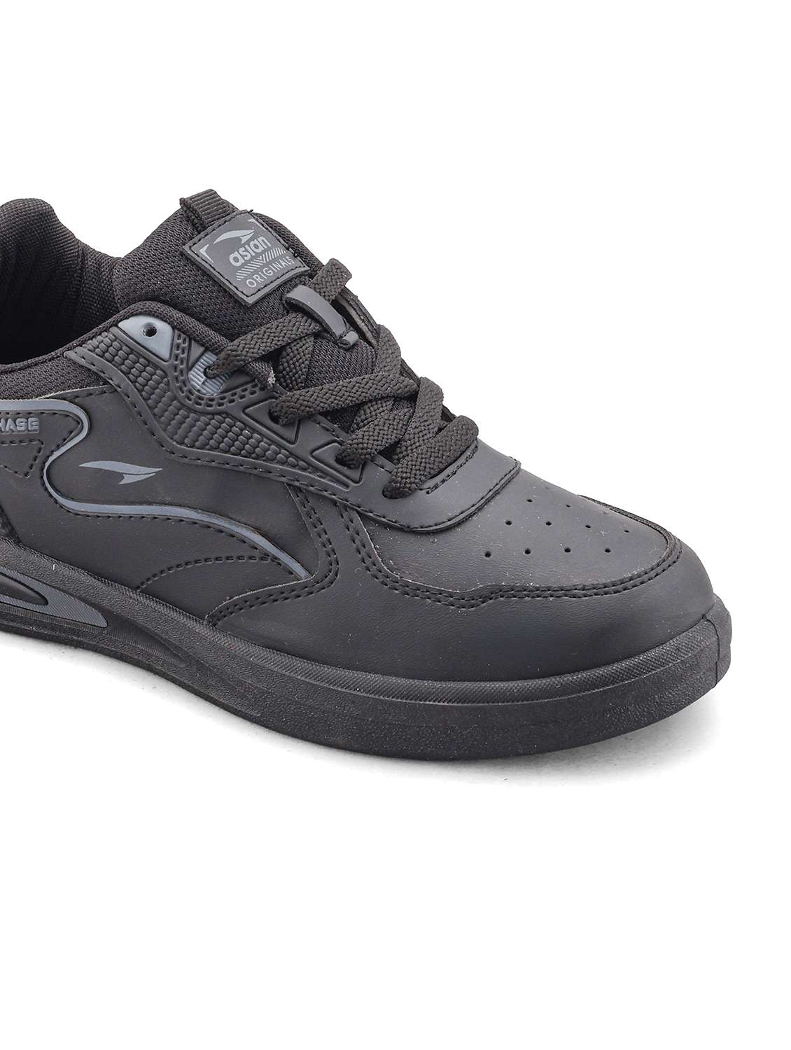 Men Black Lace Up Sneaker - 22524339 -  Standard Image - 4