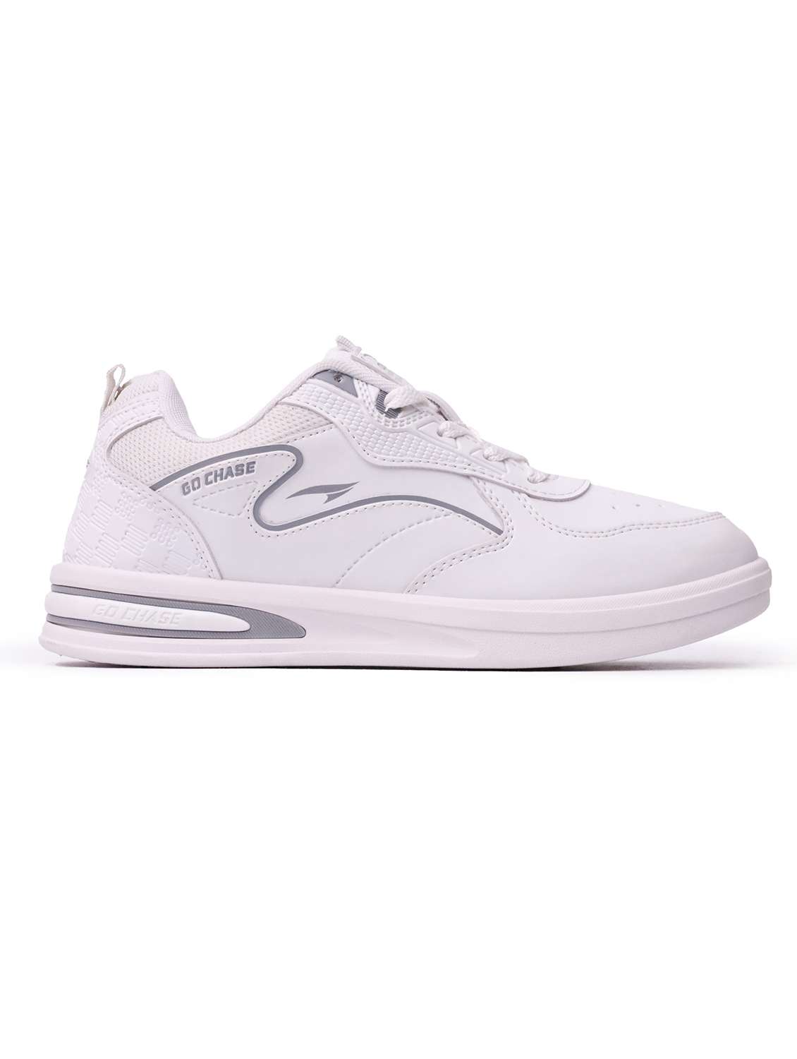 men white lace up sneaker - 22524340 -  Standard Image - 1