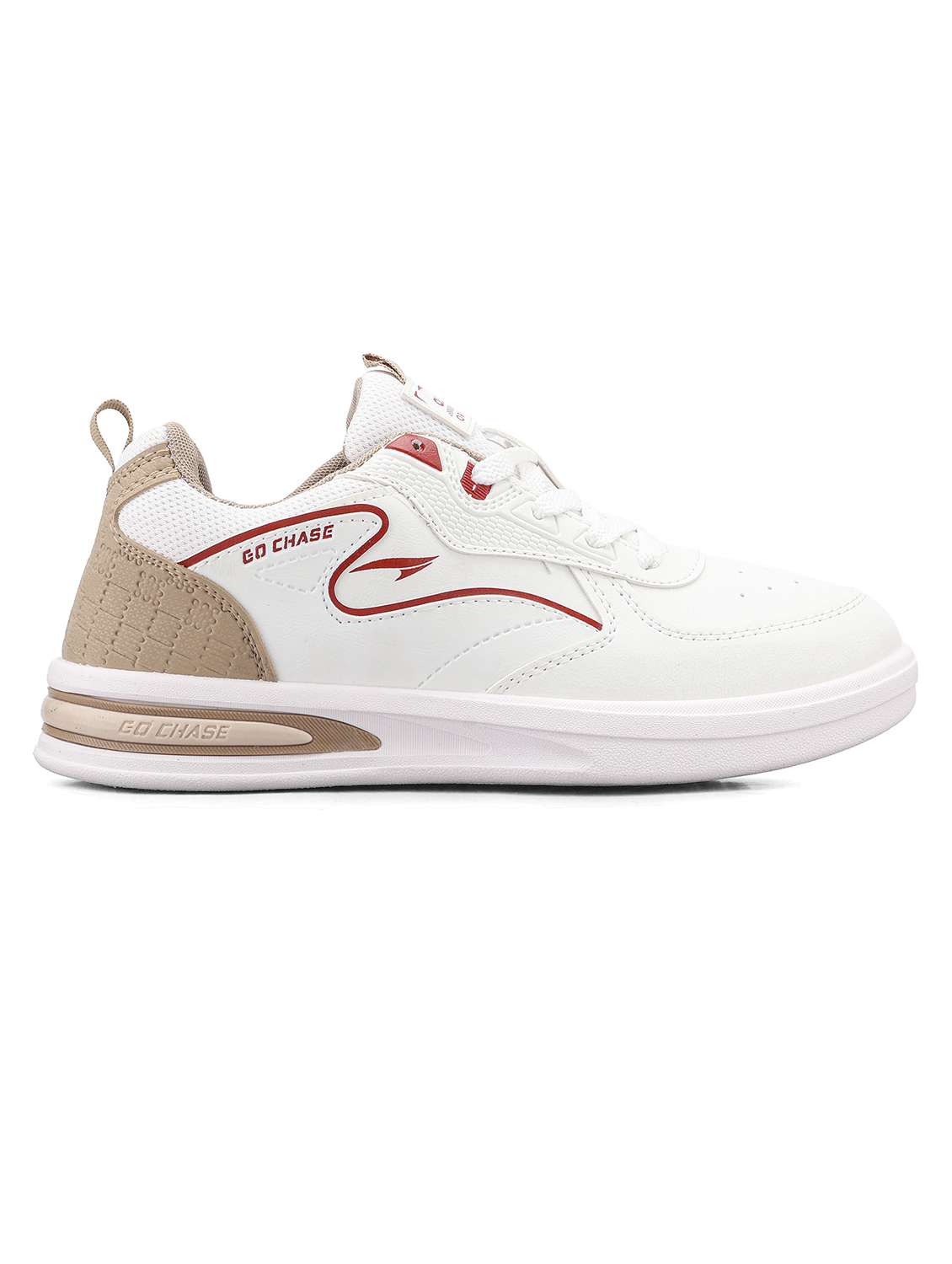 men off white lace up sneaker - 22524341 -  Standard Image - 1