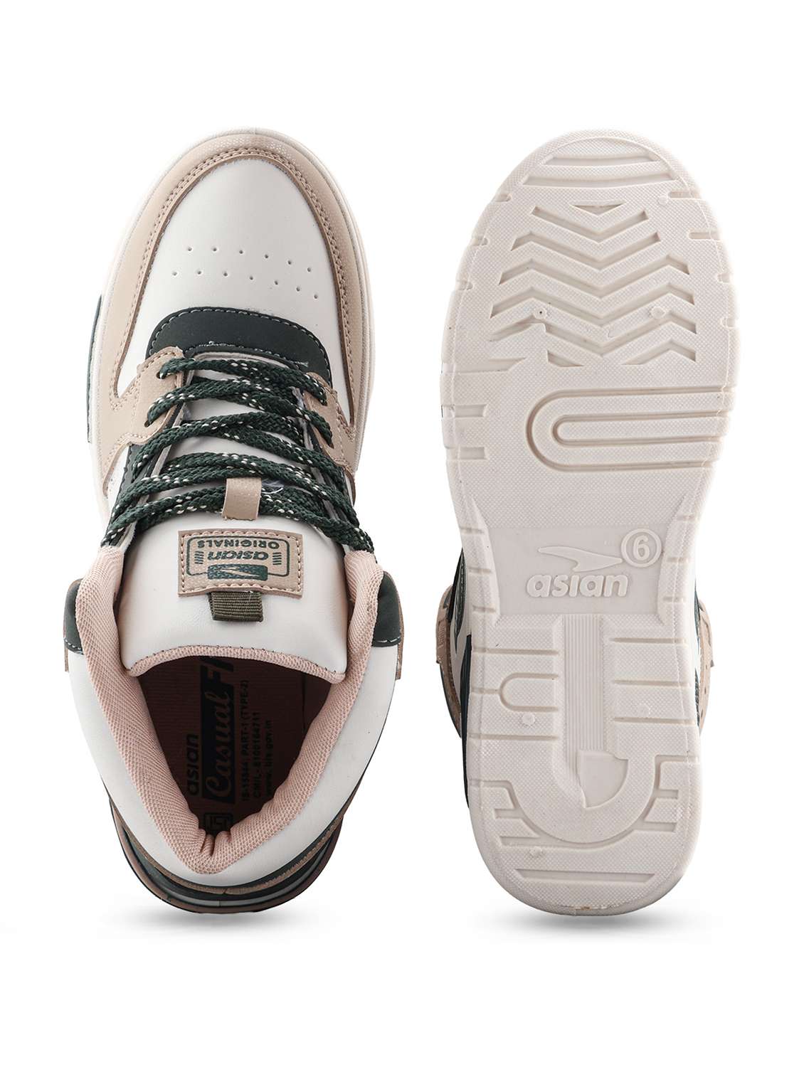 men color block lace up sneaker - 22524344 -  Standard Image - 4