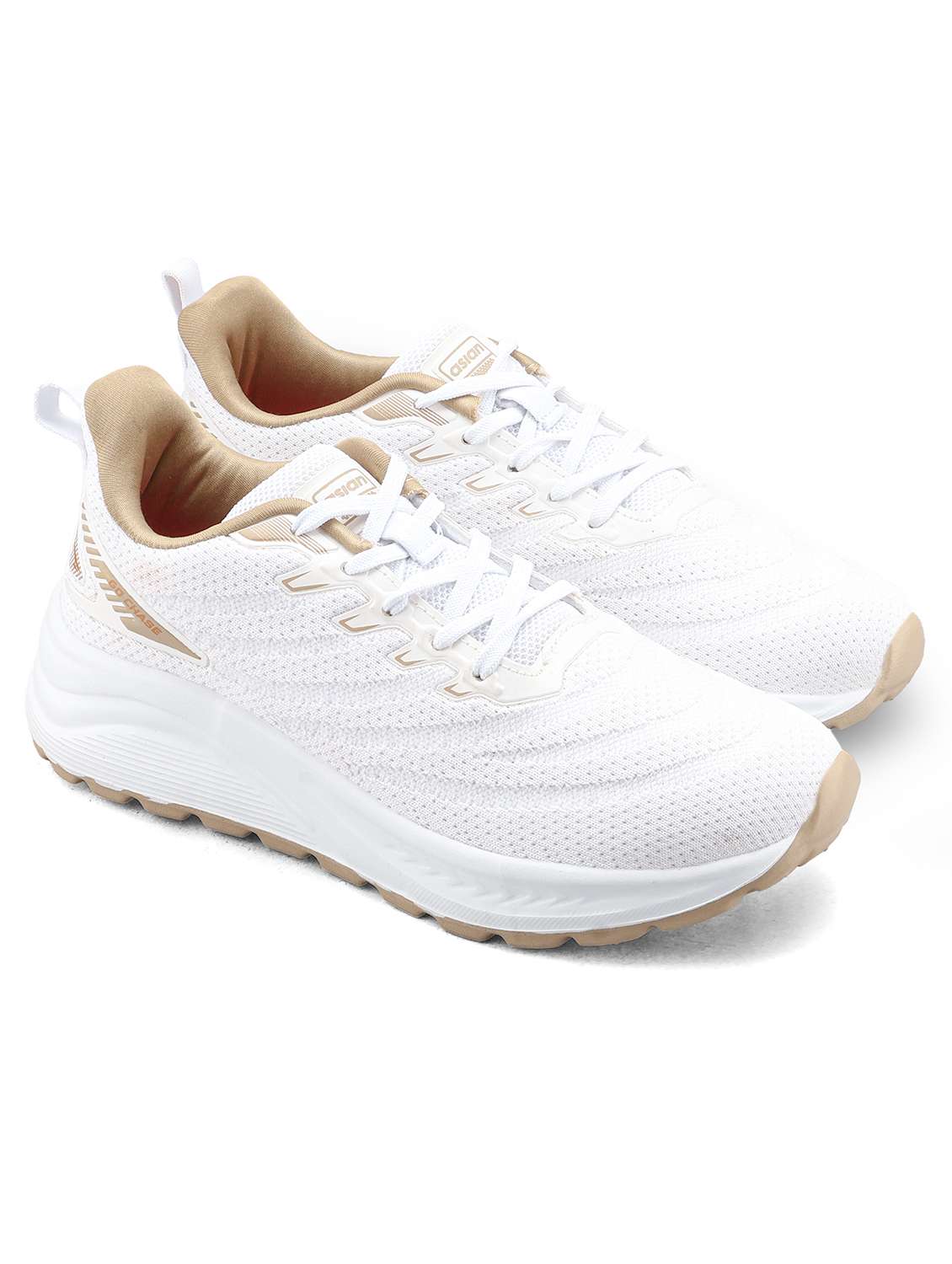 women textured lace up sports shoes - 22524358 -  Standard Image - 1