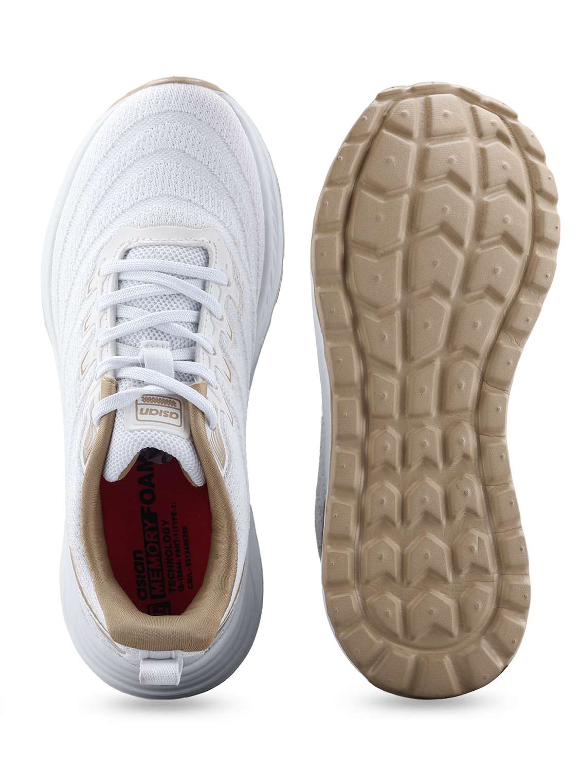 women textured lace up sports shoes - 22524358 -  Standard Image - 4