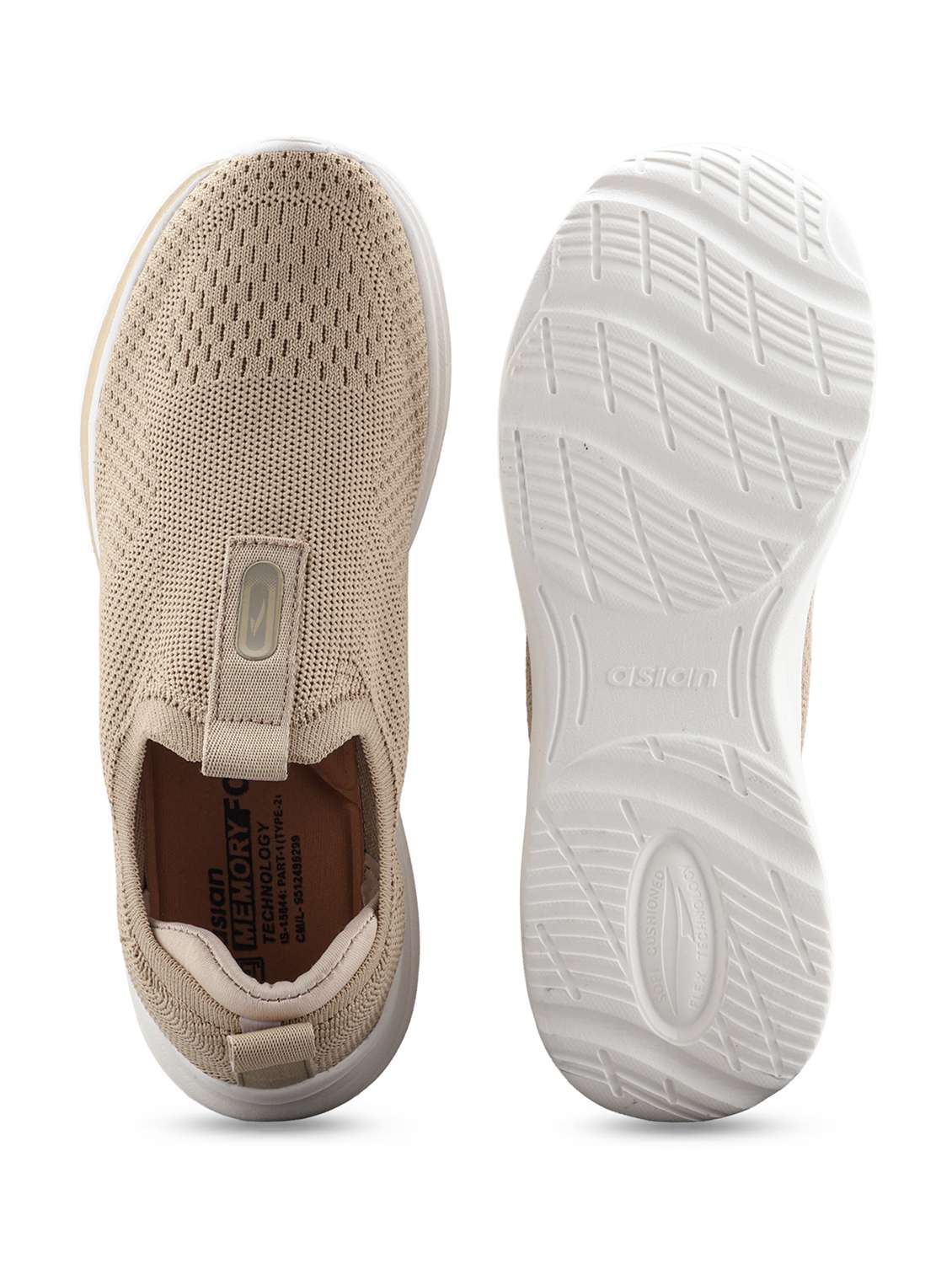 women self design slip on sports shoes - 22524359 -  Standard Image - 4