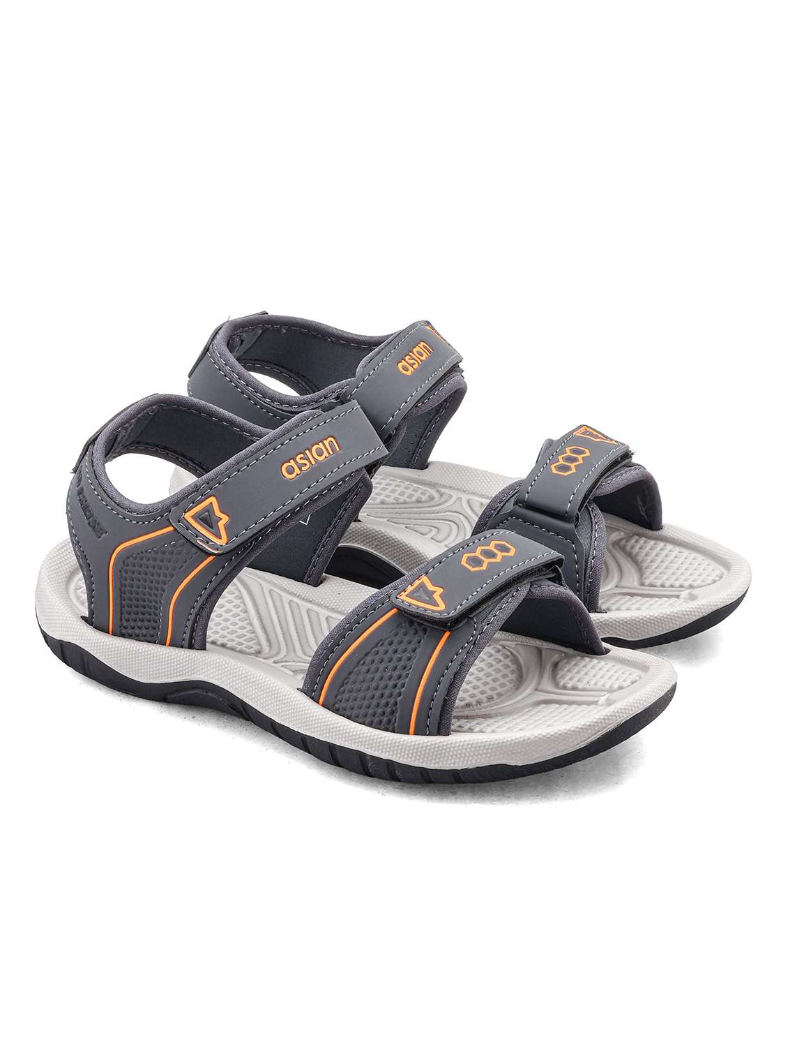 men grey back strap floater - 22524364 -  Standard Image - 1