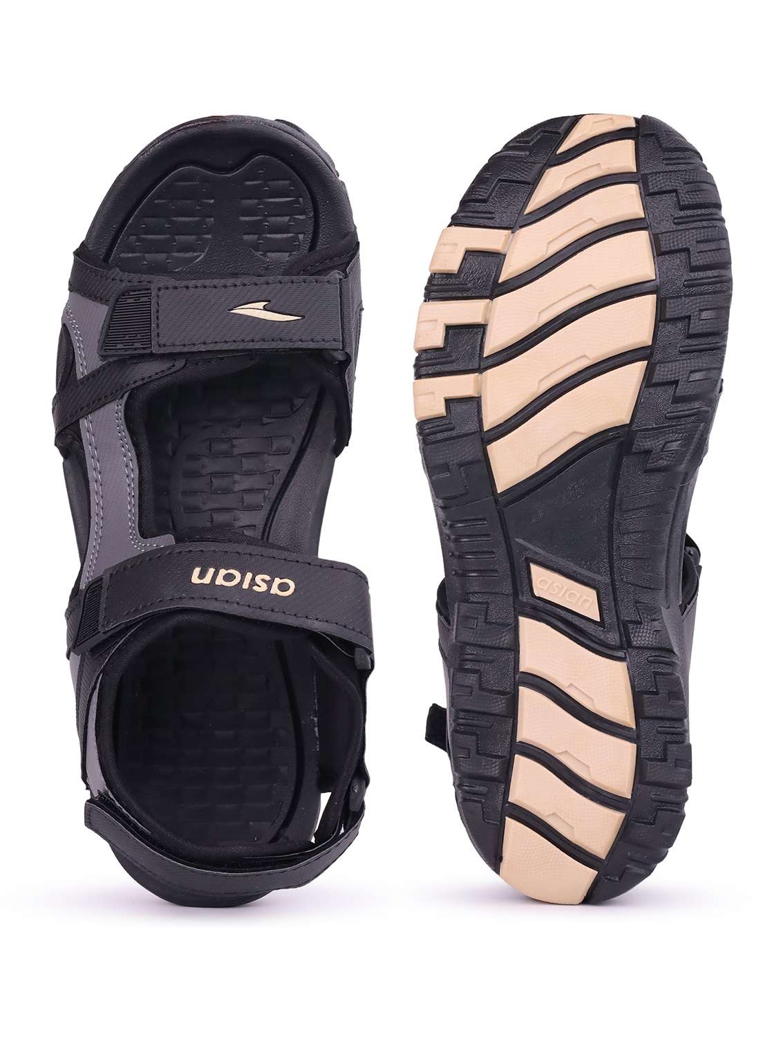 men solid back strap floater - 22524377 -  Standard Image - 4